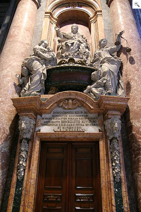 Carlo Fontana, Grabmal für Innozenz XII. im Petersdom