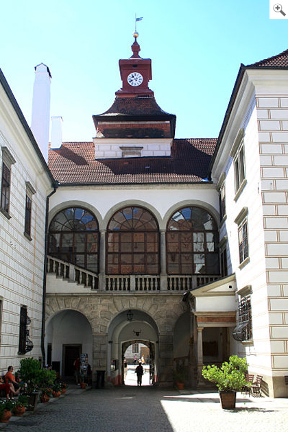 Cortile piccolo
            del Castello di Třeboň (CZ)