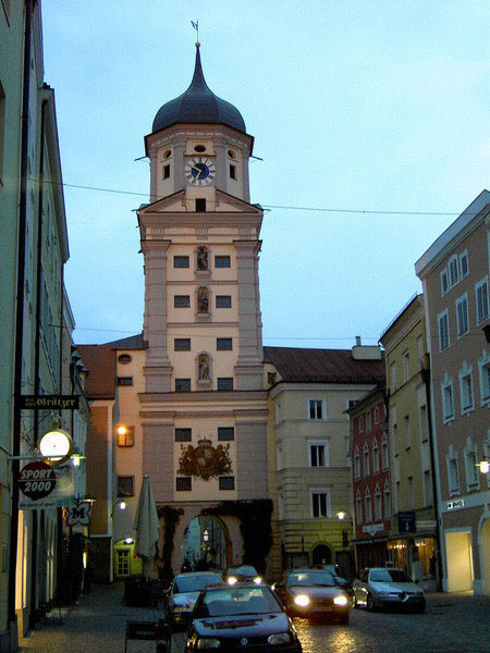 Torre civica di Vilshofen (D), costruita da Bartolomeo Viscardi, 1644
