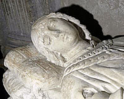 Kopf von Antonello Speciale in der Basilica des heiligen Franz von Assisi Palermo
