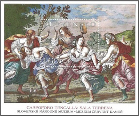 Briefmarke, Carporforo Tencalla, Sala Terrena