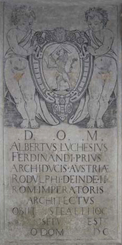 Gedenktafel für Giovanni Fontana, Pfarrkirche Melide
