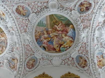 Klosterkirche Garsten (A), Stuckaturen von Giovanni Battista Carloni, Domenico Garove und Pietro Francesco Camuzzi