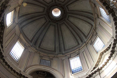 Kirche Santa Maria dei Miracoli, Rom, Kuppel von Carlo Fontana