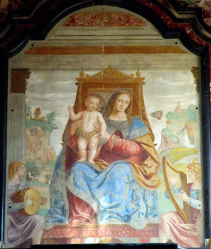 Madonna Buonanotte nella chiesa dell'Abbazia di Chiaravalle
