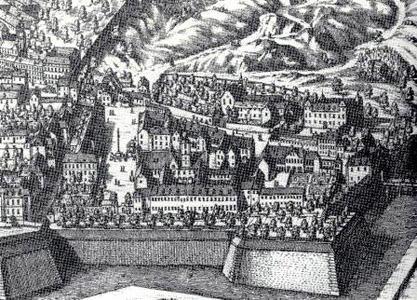 Sobborgo della Porta di S. Paolo a Graz 1699