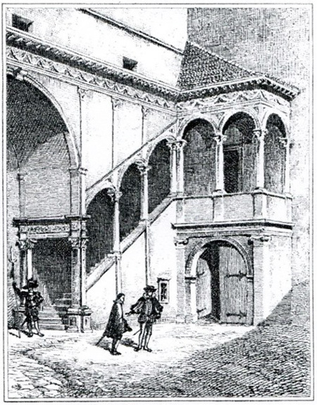 Domenico dell'Allio, Prunktreppe in der Grazer Burg, 1554
