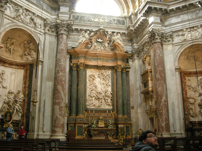 Kirche Sant Agnese Inneres Roma