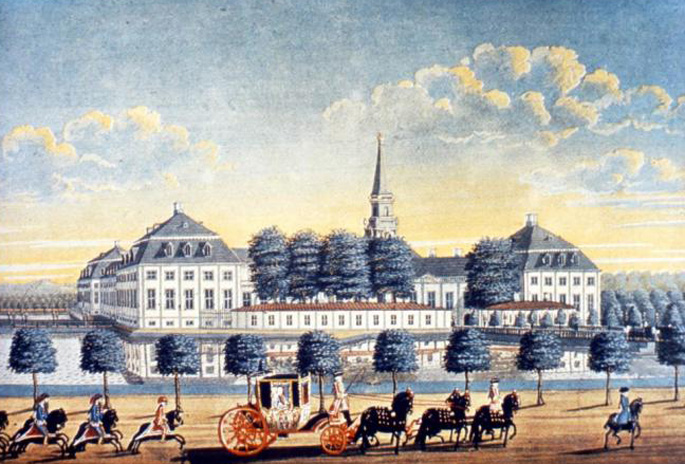 Johan Jacob Bruun, Schloss Hirschholm (DK)