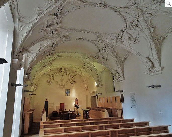Alessandro Serena, stucchi nella cappella di Maria del monastero di Rein, Stiria