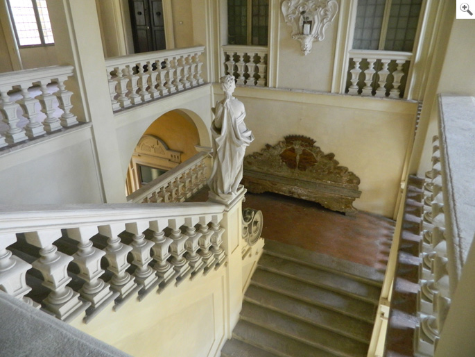 Treppenhaus des Palazzo Tozzoni, Imola (I)